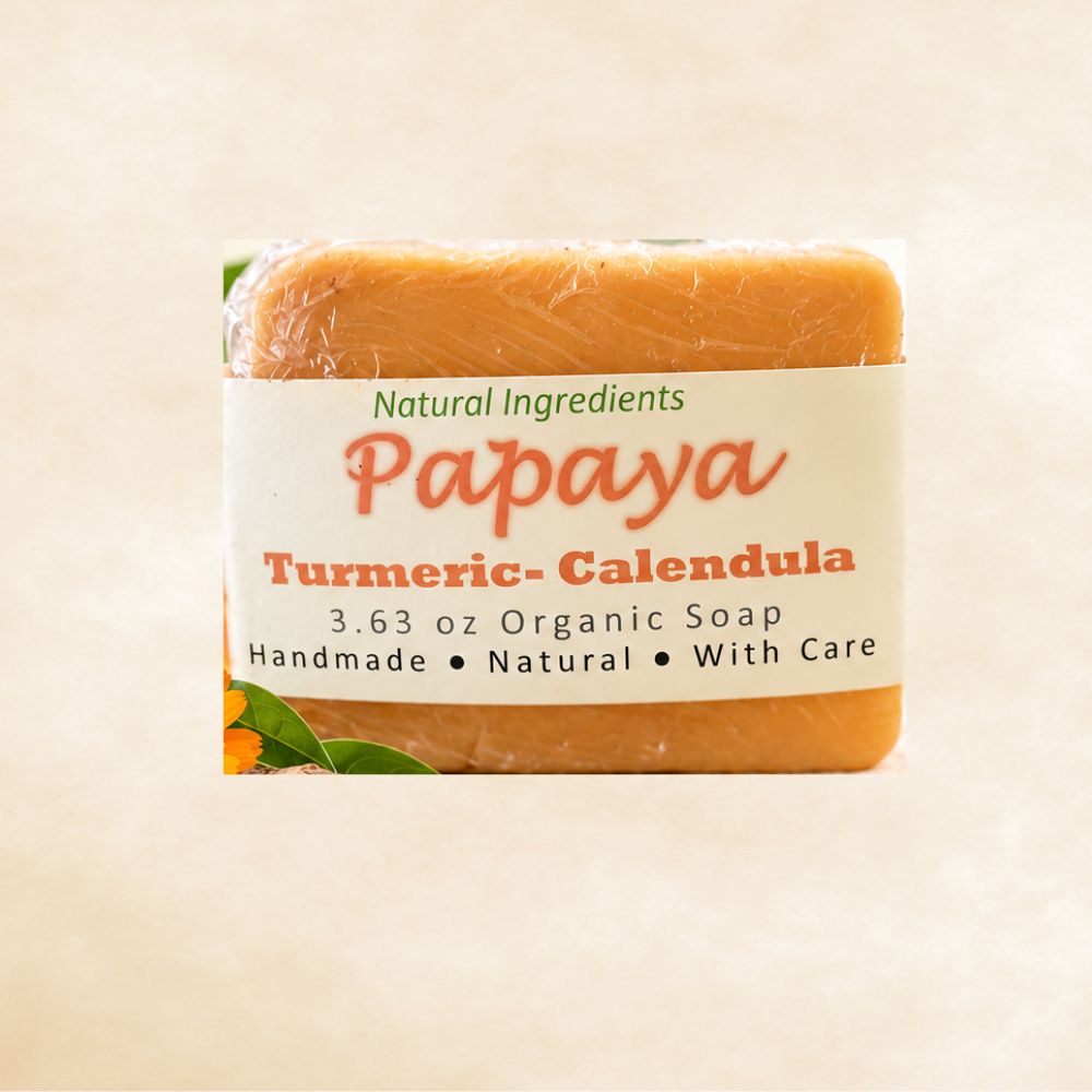 Papaya Turmeric Herbal Soap