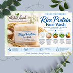 Rice Protein Herbal Soap
