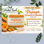 Papaya Turmeric Herbal Soap