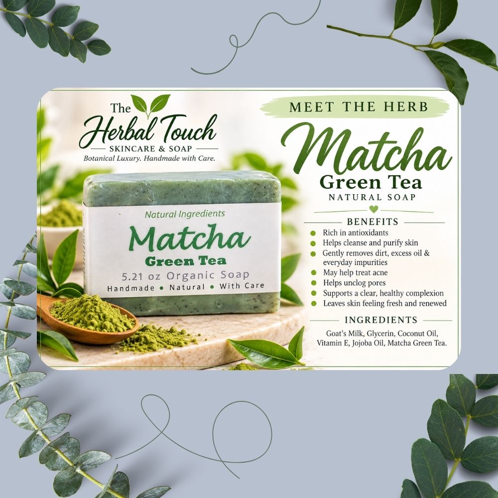 Matcha Green Tea Herbal Soap