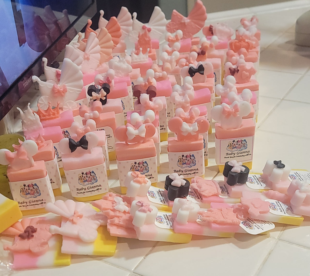 Pink Baby Girl Favors