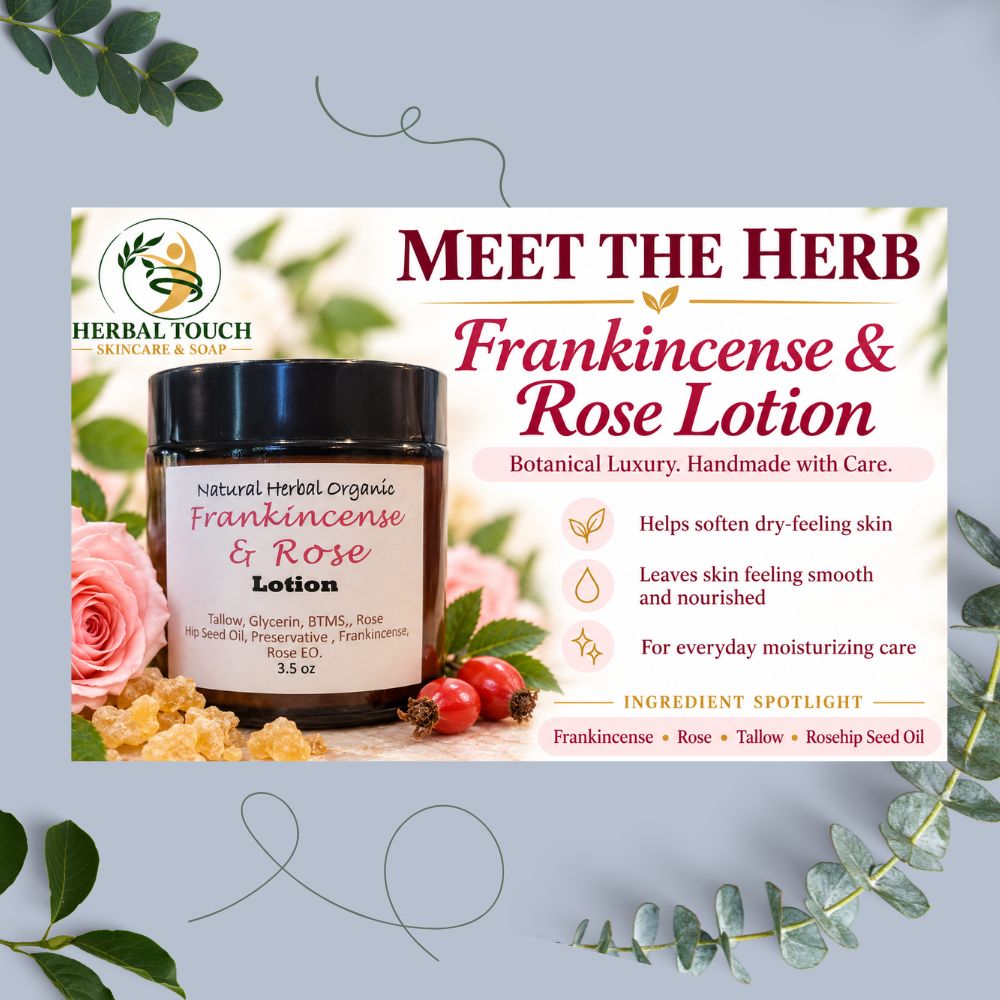 Frankincense & Rose Lotion