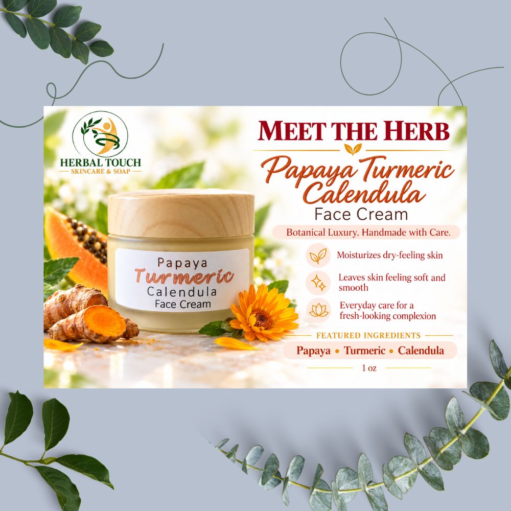 Papaya Turmeric Calendula Face Cream