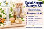 Sampler's Kit- Facial Oils, Turmeric Soap, Toner Mist, Almond Lotion, Whipped Turmeric Face Cream